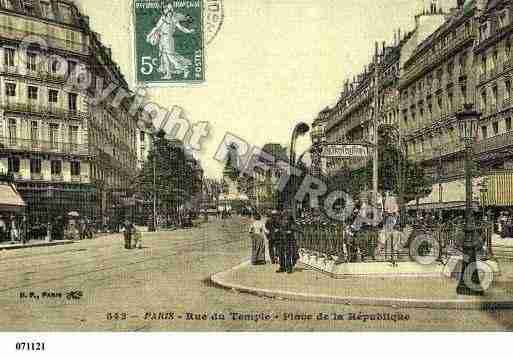 Ville de PARIS3, carte postale ancienne