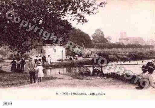 Ville de PONTAMOUSSON, carte postale ancienne