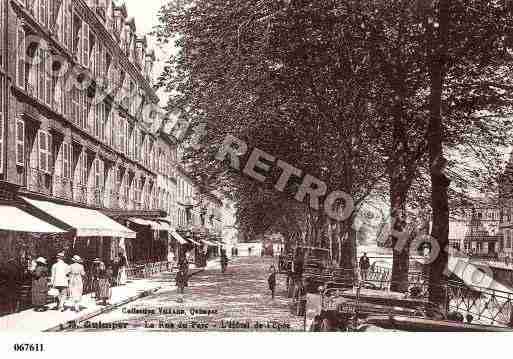 Ville de QUIMPER, carte postale ancienne