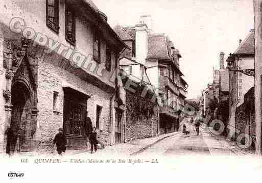 Ville de QUIMPER, carte postale ancienne