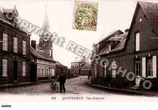 Ville de QUITTEBOEUF, carte postale ancienne Ville de QUITTEBOEUF, carte postale ancienne