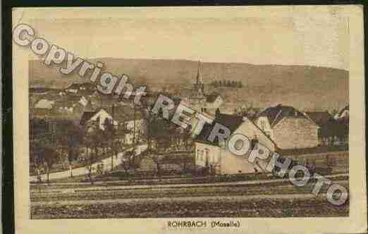 Ville de ROHRBACHLESBITCHE, carte postale ancienne