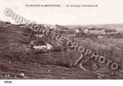 Ville de SAINTALYREESMONTAGNE, carte postale ancienne