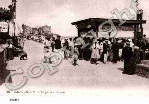 Ville de SAINTAUBINSURMER, carte postale ancienne