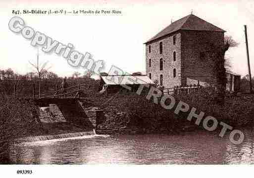 Ville de SAINTDIDIER, carte postale ancienne