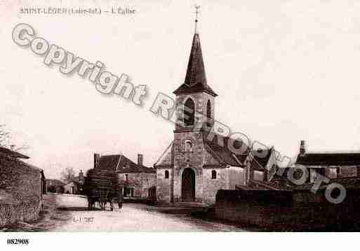 Ville de SAINTLEGERLESVIGNES, carte postale ancienne