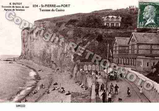 Ville de SAINTPIERREENPORT, carte postale ancienne