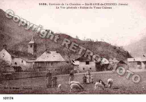 Ville de SAINTEMARIEDECUINES, carte postale ancienne