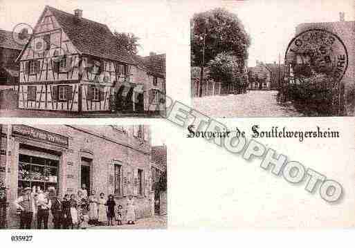 Ville de SOUFFELWEYERSHEIM, carte postale ancienne