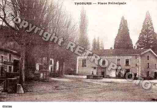 Ville de THODURE, carte postale ancienne