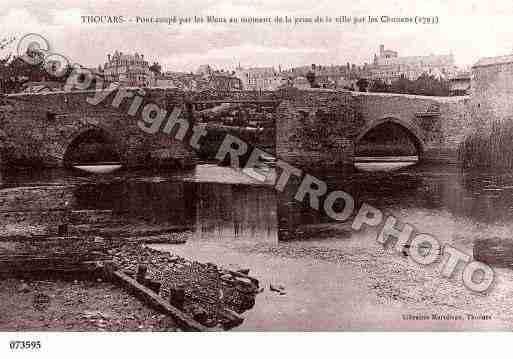 Ville de THOUARS, carte postale ancienne