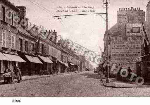 Ville de TOURLAVILLE, carte postale ancienne