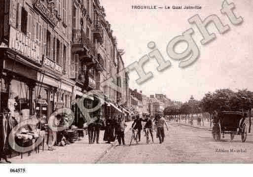 Ville de TROUVILLESURMER, carte postale ancienne