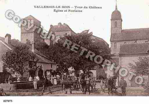 Ville de VALLEROISLEBOIS, carte postale ancienne