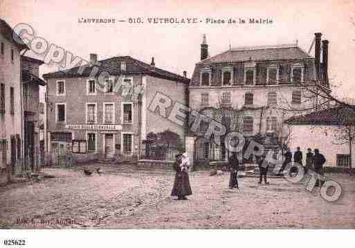 Ville de VERTOLAYE, carte postale ancienne