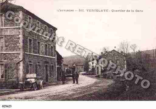 Ville de VERTOLAYE, carte postale ancienne