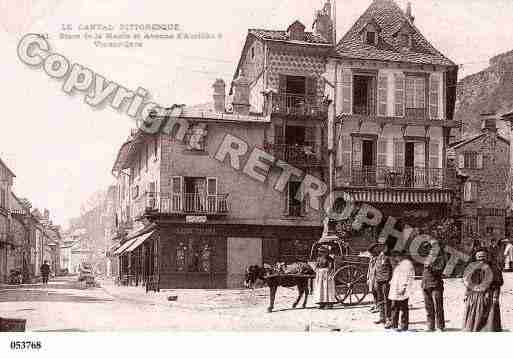 Ville de VICSURCERE, carte postale ancienne