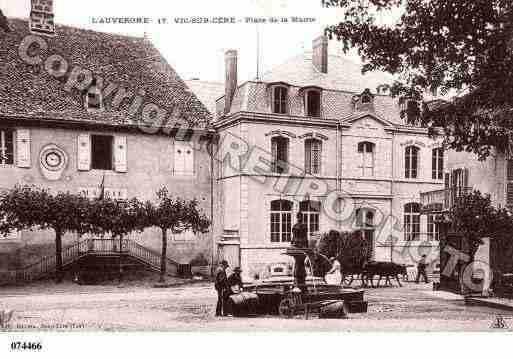 Ville de VICSURCERE, carte postale ancienne