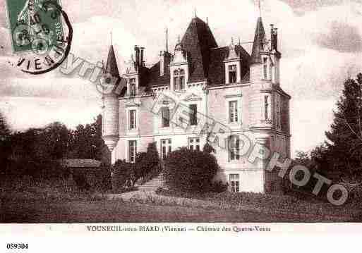 Ville de VOUNEUILSOUSBIARD, carte postale ancienne