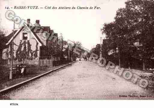Ville de YUTZ, carte postale ancienne