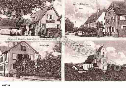 Ville de ANDOLSHEIM, carte postale ancienne