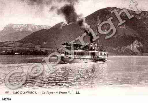 Ville de ANNECY, carte postale ancienne