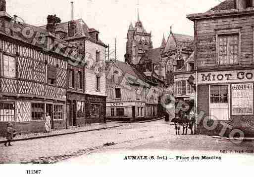 Ville de AUMALE, carte postale ancienne