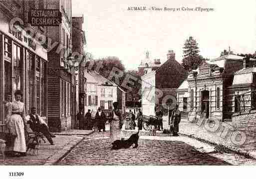 Ville de AUMALE, carte postale ancienne