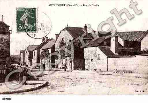 Ville de AUTRICOURT, carte postale ancienne