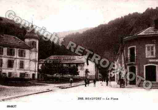 Ville de BEAUFORTSURDORON, carte postale ancienne