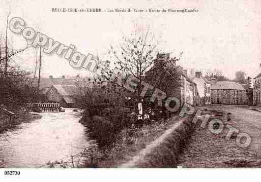 Ville de BELLEISLEENTERRE, carte postale ancienne