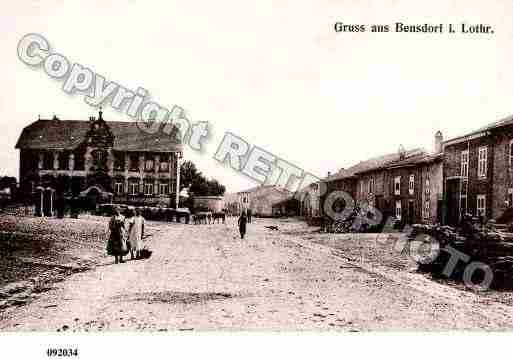 Ville de BENESTROFF, carte postale ancienne