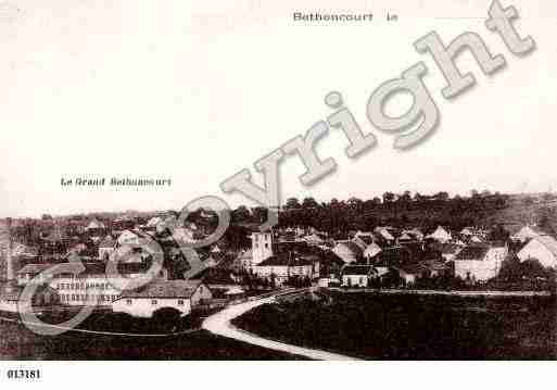 Ville de BETHONCOURT, carte postale ancienne