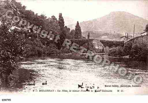 Ville de BIDARRAY, carte postale ancienne