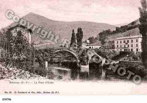 Ville de BIDARRAY, carte postale ancienne