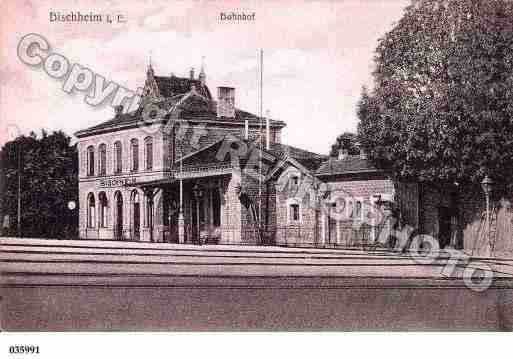 Ville de BISCHHEIM, carte postale ancienne