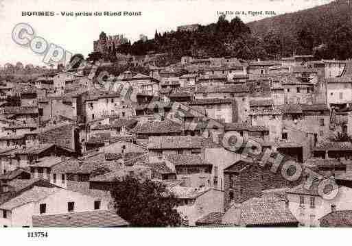 Ville de BORMESLESMIMOSAS, carte postale ancienne