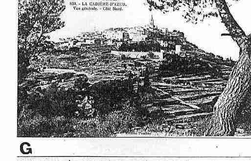 Ville de CADIERED'AZUR, carte postale ancienne