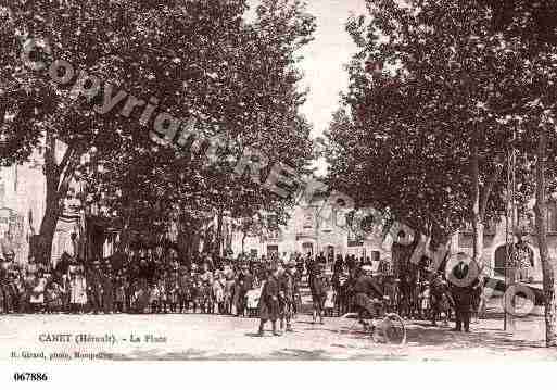 Ville de CANET, carte postale ancienne