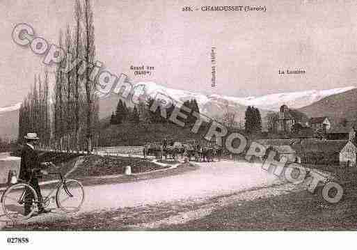 Ville de CHAMOUSSET, carte postale ancienne