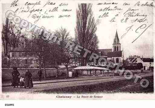 Ville de CHATENAYMALABRY, carte postale ancienne