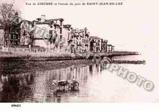 Ville de CIBOURE, carte postale ancienne