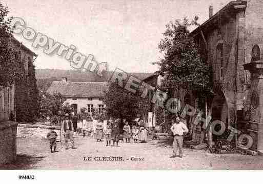 Ville de CLERJUS(LE), carte postale ancienne