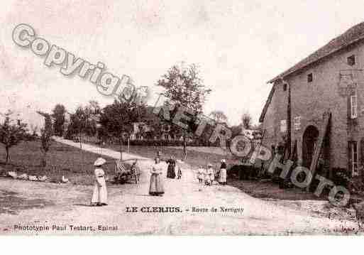 Ville de CLERJUS(LE), carte postale ancienne