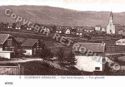 Ville de CLERMONTFERRAND, carte postale ancienne