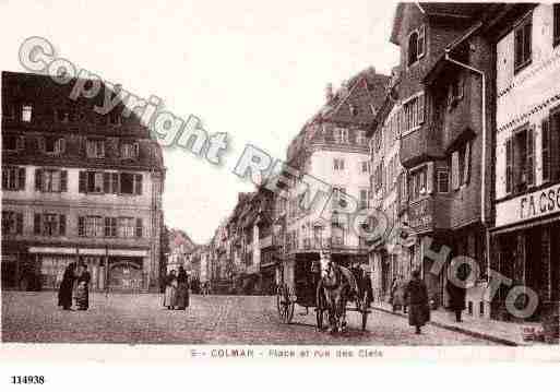 Ville de COLMAR, carte postale ancienne