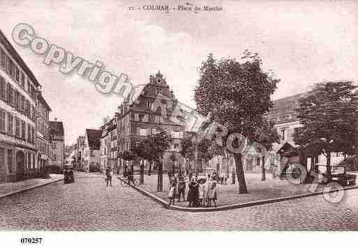 Ville de COLMAR, carte postale ancienne