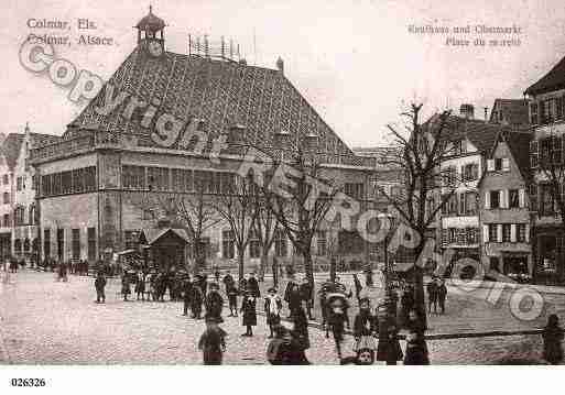 Ville de COLMAR, carte postale ancienne