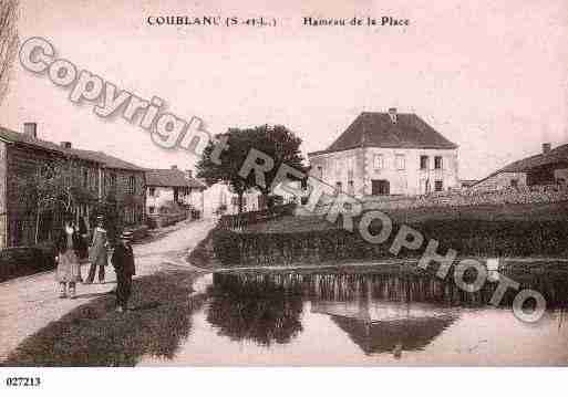 Ville de COUBLANC, carte postale ancienne