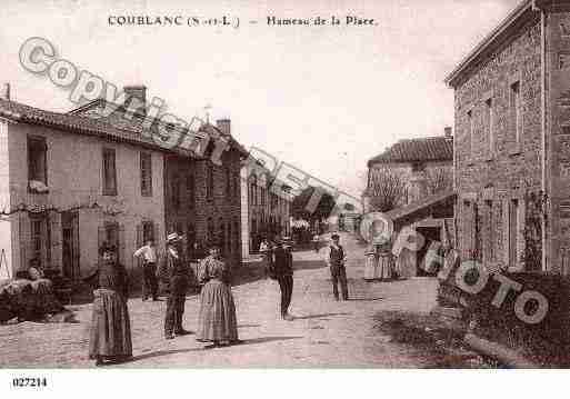 Ville de COUBLANC, carte postale ancienne